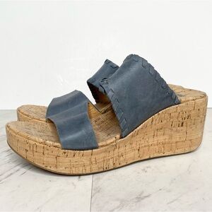 Korks Kendri Cork Wedge Sandal 8M